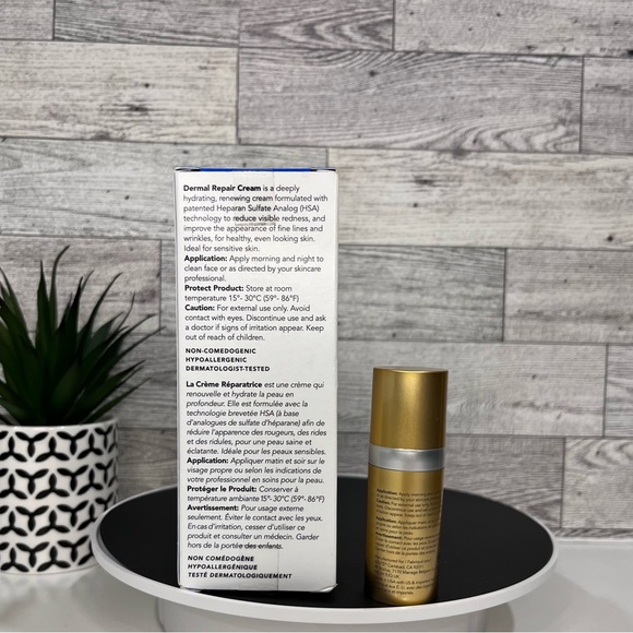 BNIB Senté Dermal Repair Cream➕gift travel sz Senté Dermal Contour Pressed Serum - Picture 3 of 10